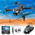 thumbnail image 1 of Boys Age 10-12 Gift Ideas, Drone with Dual 4K HD Camera Remote Control Toys Gifts for Boys Girls with Altitude Hold Headless Mode, Black, One Size, 1 of 9