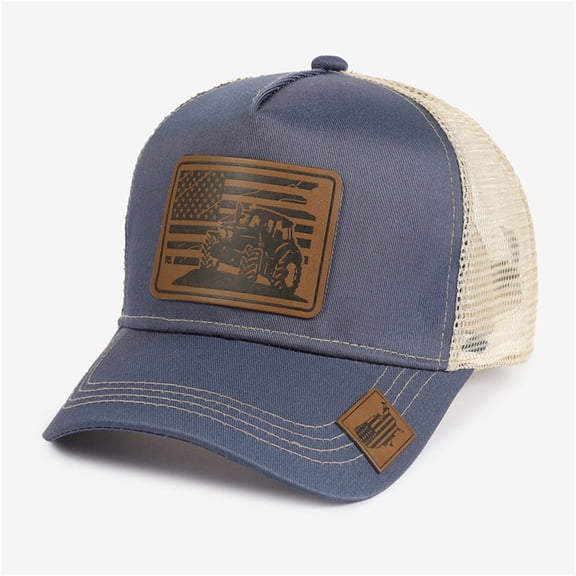Boys American Flag Mesh Back Baseball Hat,Adjustable Lightweight Trucker Style Cap,Breathable Summer Sun Protection,Patriotic Casual Outdoor Daily Wear for Youth Grey One Size