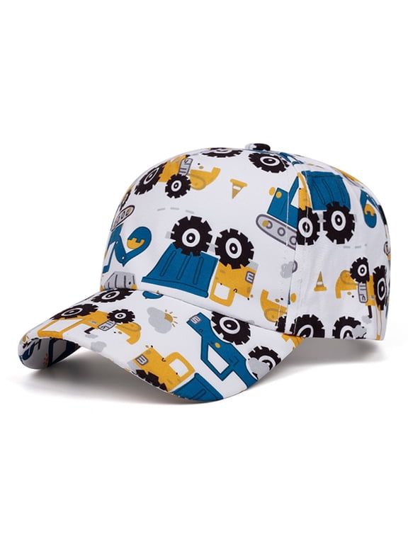 Space Embroidered Toddler Baseball Cap Boy Sun Protection Hats Kids Washed Cotton Funny Hats Adjustable Cute Caps for 2-6 Years,Dark Blue