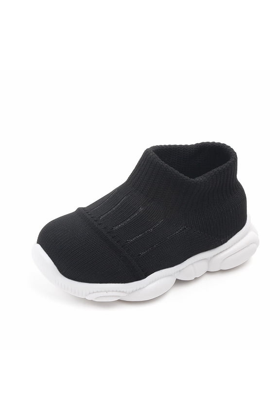 Boys And Girls Children's Shoes Fly Weaving Mesh Shoes Breathable Non Baby Shoes Spring Casual Toddler Shoes