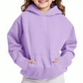 thumbnail image 1 of Boys And Girls Hooded Sweatshirt Pullover Casual Long Sleeve Hoodies Cute Oversized Fleece Pocket Sweatshirt Tops, 1 of 8
