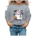 Boys And Girls Pullover Casual Loose Children Round Neck Long Sleeve
