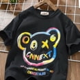 thumbnail image 1 of Boys And Girls Short-sleeved Bottoming Shirts Spring And Summer Middle-aged Children‘s T-shirt Children‘s Clothing, 1 of 7