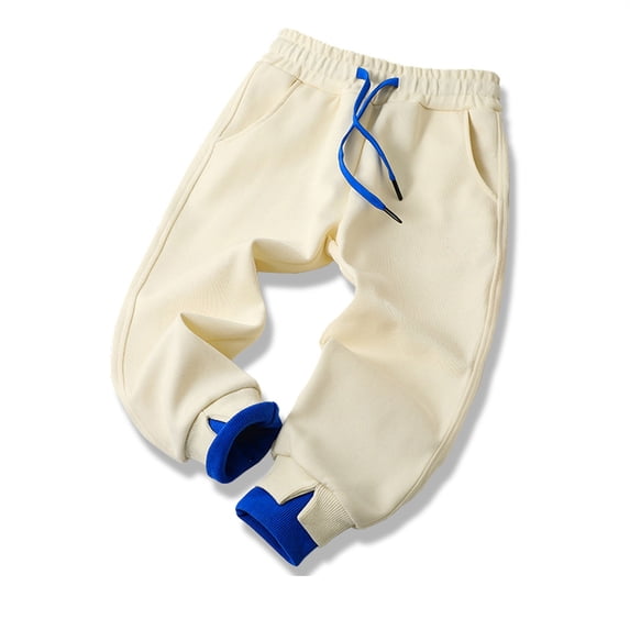 Boys And Girls Solid Sweatpants Casual Sports Pants Breathable Stretchy Daily Active Trousers