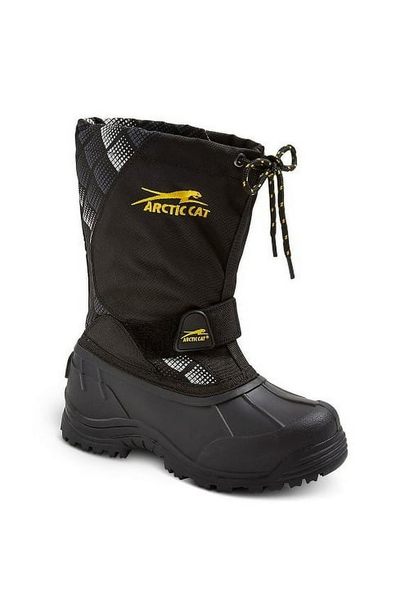 Boys' Arctic Cat Snowshower Winter Boots - Black Print 5