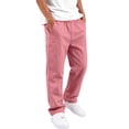 thumbnail image 1 of Boys Athletic Pants Straight Leg Open Bottom Outdoor Pants Elastic Waist Solid Color Casual Trousers for Kids Teen, 1 of 7
