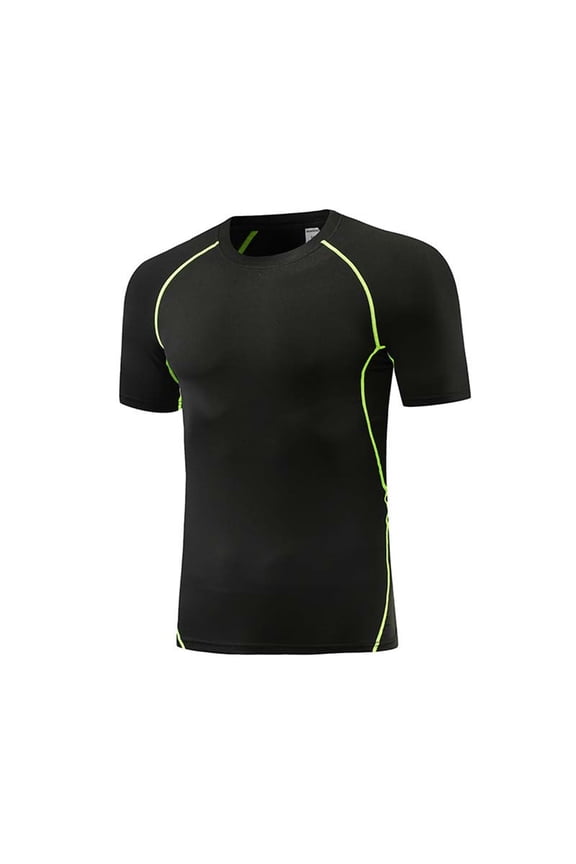 Boys Athletic Performance Compression Shirt Wicking Breathable Top for Youth Sports Training