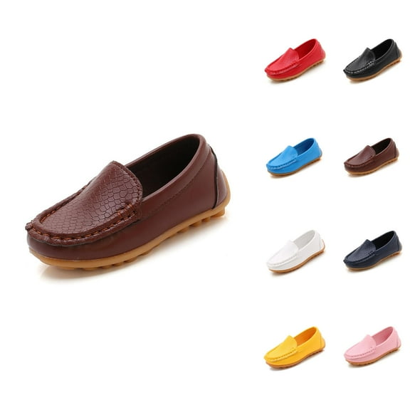 Boys Athletic Shoes Big Boys Sneakers Toddler Little Kid Boys Girls Soft On Loafers Dress Flat Shoes Boat Shoes Casual Shoes