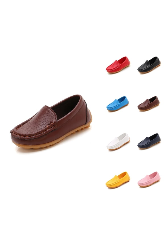 Boys Athletic Shoes Big Boys Sneakers Toddler Little Kid Boys Girls Soft On Loafers Dress Flat Shoes Boat Shoes Casual Shoes