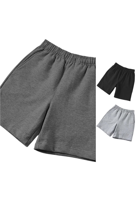 Boys Athletic Shorts 5 Inch Inseam Casual Running Gym Workout Breathable Comfortable Elastic Waistband Kids Activewear Boys Athletic Shorts Size 6 Toddler Summer Clothes for Boys Baby Shorts
