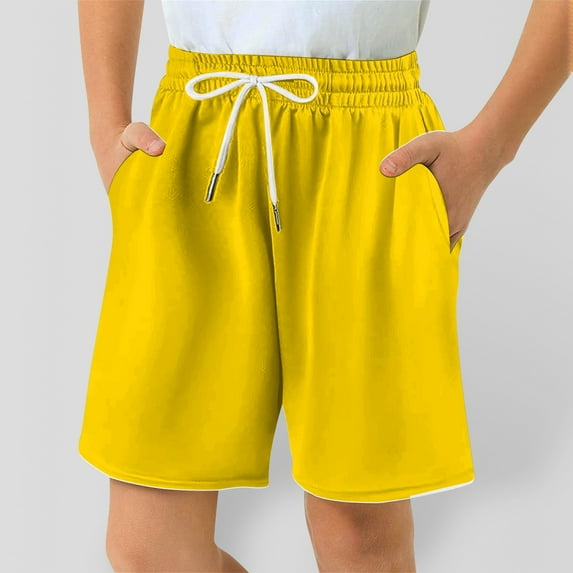 Boys Athletic Shorts for Active Kids Comfortable Casual Outdoor Play Breathable Summer Shorts with Pockets for Ages 4 13 Football Shorts Boy Shorts Size 9 Song Shorts Boys Active 2t Boys Summer