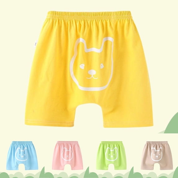 Boys Athletic Shorts Baby Boys Summer Soft Elastic Waist Cotton Shorts Playwear Sky Blue 3-4 Years
