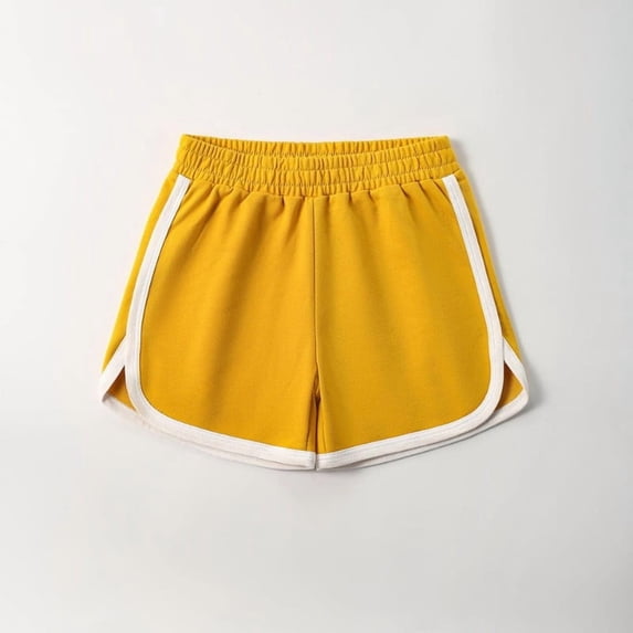 Boys Athletic Shorts Size 14-15 Years Yellow Comfortable Breathable Fashion Shorts Toddler Summer Clothing