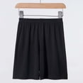 thumbnail image 1 of Boys Athletic Shorts Size 15-16 Years Black Elastic Waist Relaxed Fit Fashion Shorts Toddler Streetwear, 1 of 3