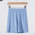 thumbnail image 1 of Boys Athletic Shorts Size 8-9 Years Dark Blue Relaxed Fit Comfortable Fashion Shorts Summer Daily Wear, 1 of 3
