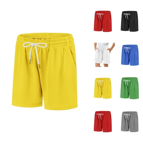 Boys Athletic Shorts for Active Kids Comfortable Casual Outdoor Play Shorts for Boys with Pockets Ages 4-13
