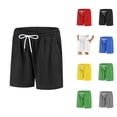 thumbnail image 1 of Boys Athletic Shorts for Active Kids Comfortable Casual Outdoor Play Shorts for Boys with Pockets Ages 4-13, 1 of 6