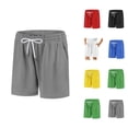 thumbnail image 1 of Boys Athletic Shorts for Active Kids Comfortable Casual Outdoor Play Shorts for Boys with Pockets Ages 4-13, 1 of 6