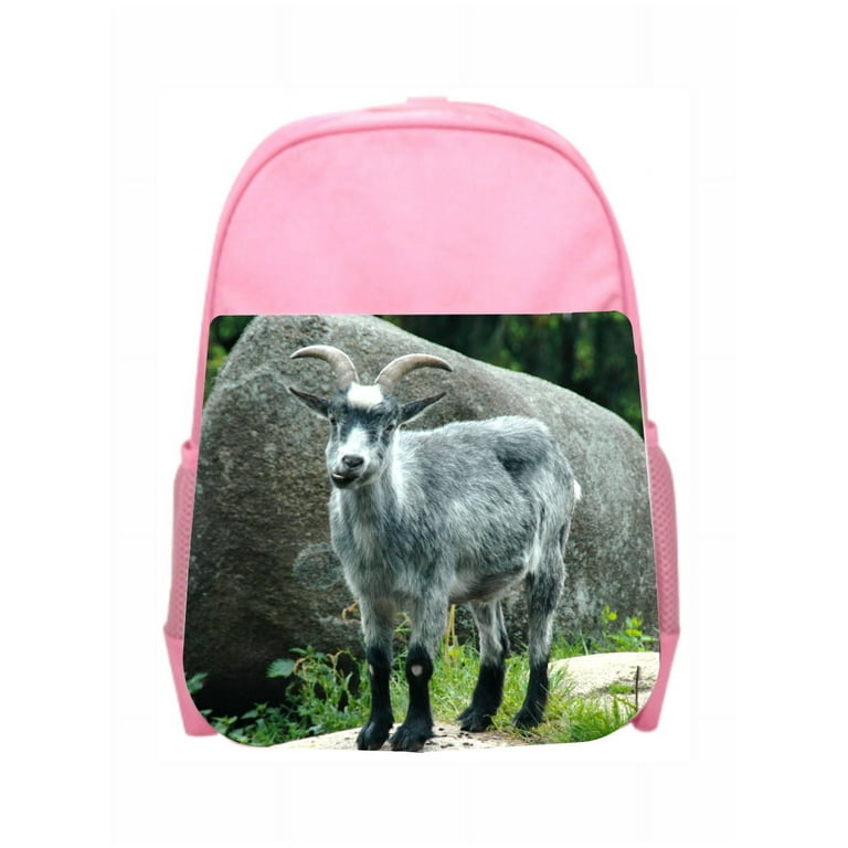 Boys Backpack Animal Goat Girls Kids Pre-School Backpack - Pink -  Walmart.com