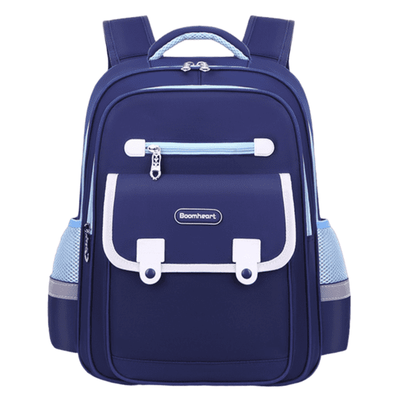 Boys Backpack, School Backpacks 16.5 * 12.2 * 6.3in for Boys, Large Capacity Book Bag with Compartments for Boy Kid Students Elementary School, Blue