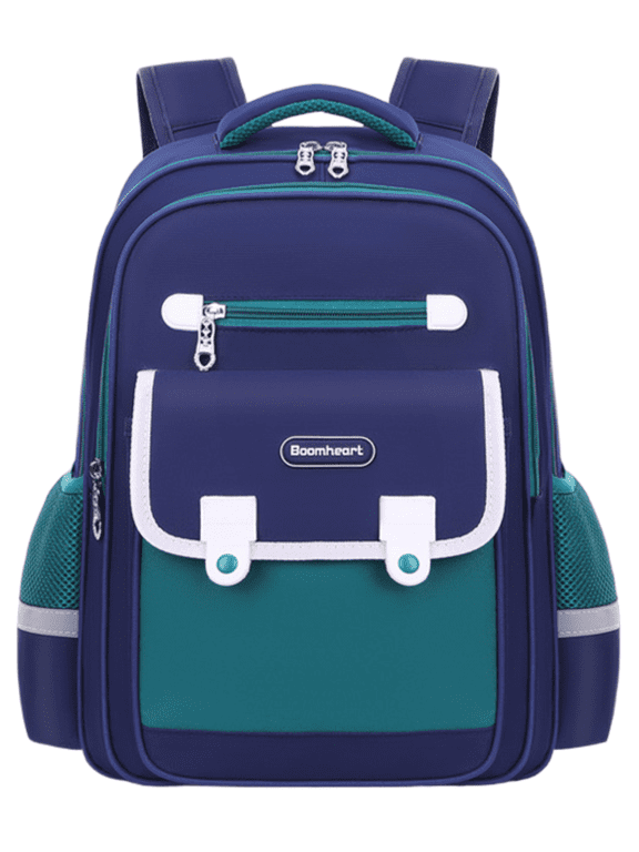 Boys Backpack, School Backpacks 16.5 * 12.2 * 6.3in for Boys, Large Capacity Book Bag with Compartments for Boy Kid Students Elementary School, Green