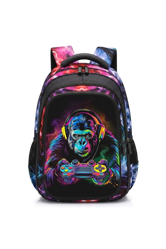 Boys Backpack for School - Gamer Backpacks for Kids Teens Elementary Middle School and Travel