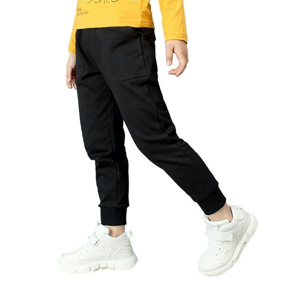 Boys Baggy Jeans Boys Fashion Toddler Boys Girls Active Jogger Sweatpants Kids Casual Athletic Pocket Pull On Pants
