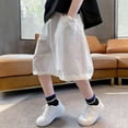 thumbnail image 1 of Boys Baggy Long Shorts Summer Thin Loose Outdoor Hiking Short Pants with Pockets White 11-12Y, 1 of 6