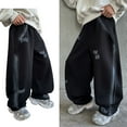 thumbnail image 1 of Boys Baggy Sweatpants Boys Jogger Pants Cotton Sweatpant with Pocket Drawstring School Pants for Boys Back To School Clothes Kid Boys Size 7-8 Years Sweatpants, 1 of 8