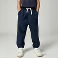 thumbnail image 1 of Boys Baggy Sweatpants Boys Joggers Cotton Sweatpant with Pocket Drawstring Kids Uniforms for Boys Back To School Outfits Kid Boys 3-4 Years Pants, 1 of 4