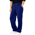 thumbnail image 1 of Boys Baggy Sweatpants Boys Straight Wide Leg Open Bottom Joggers for Kids 5-16 T, 1 of 5