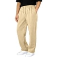 thumbnail image 1 of Boys Baggy Sweatpants Boys Straight Wide Leg Open Bottom Joggers for Kids 5-16 T, 1 of 5