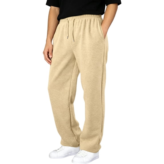 Boys Baggy Sweatpants Boys Straight Wide Leg Open Bottom Joggers for Kids 5-16 T