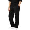 thumbnail image 1 of Boys Baggy Sweatpants Boys Straight Wide Leg Open Bottom Joggers for Kids 5-16 T, 1 of 5