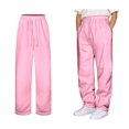 thumbnail image 1 of Boys Baggy Sweatpants Kids Athletic Pants with Pockets Adjustable Drawstring Boys School Uniform Pants Back To School Outfits for Boys Teen Boys Athletic Pants Size 13-14 Years, 1 of 9