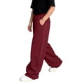 thumbnail image 1 of Boys Baggy Sweatpants Open Bottom Straight Leg Sweat Pant Size 4-15T, 1 of 8