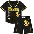 thumbnail image 1 of Boys Bart Simpson Baseball Jersey Shirt and Shorts Clothing Set- Little and Big Boys Sizes 4-20, 1 of 8