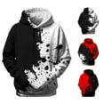 thumbnail image 1 of Boys Baseball Graphic Hoodie Long Sleeve Pullover Casual Sportswear Top, 1 of 4