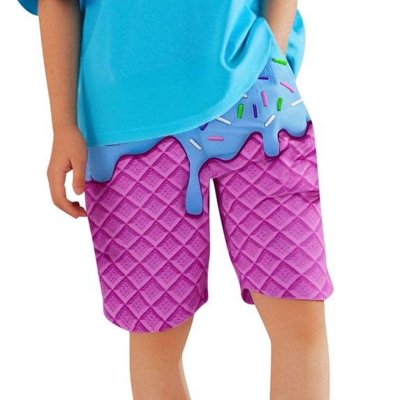 Boys Baseball Ice Cream Sprinkles (Multiple Styles & Sizes) Light Pink 7-8 Years