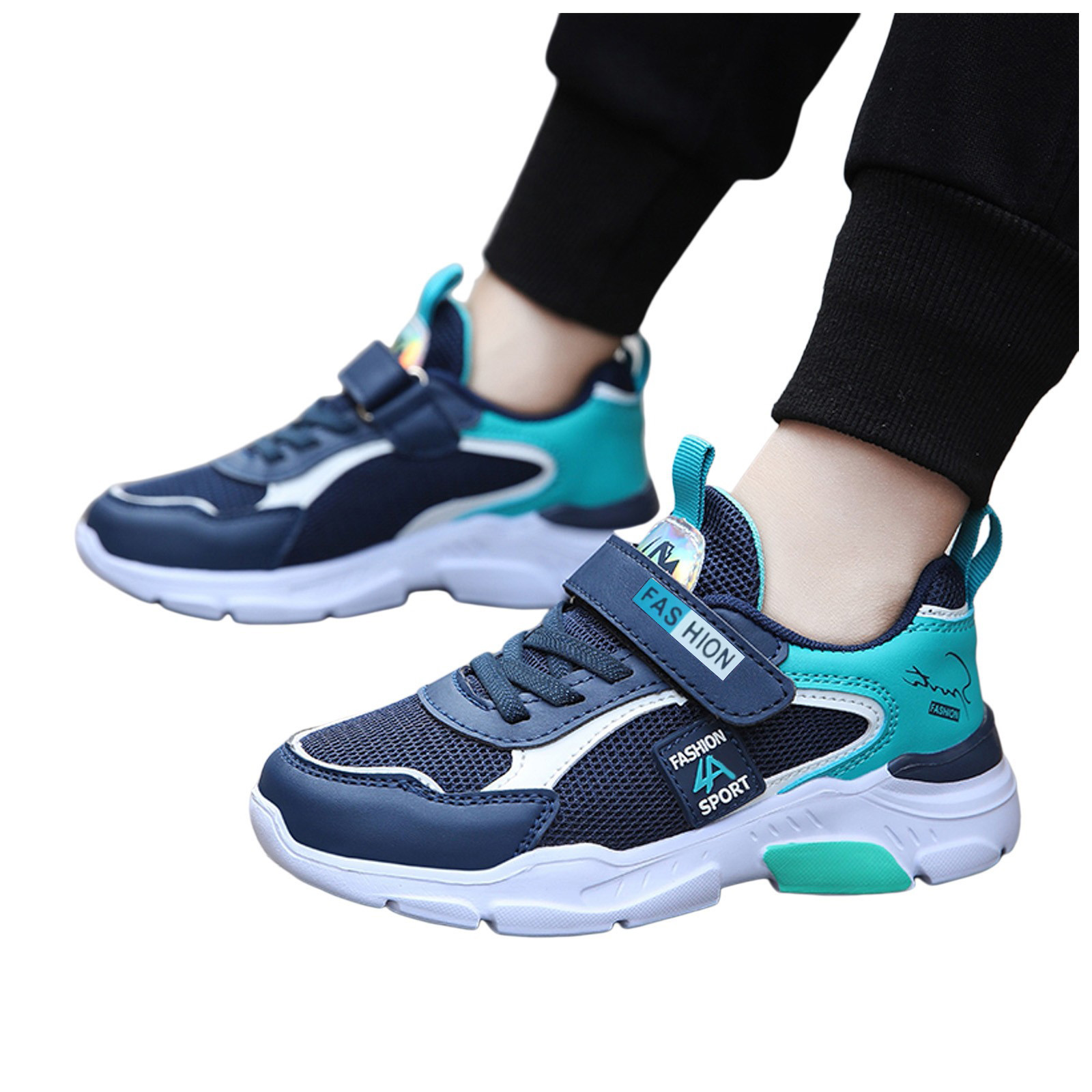 Kids Sneakers For Boys & Girls - Anti-Slip Breathable Athletic Shoes For Running, Tennis, School
