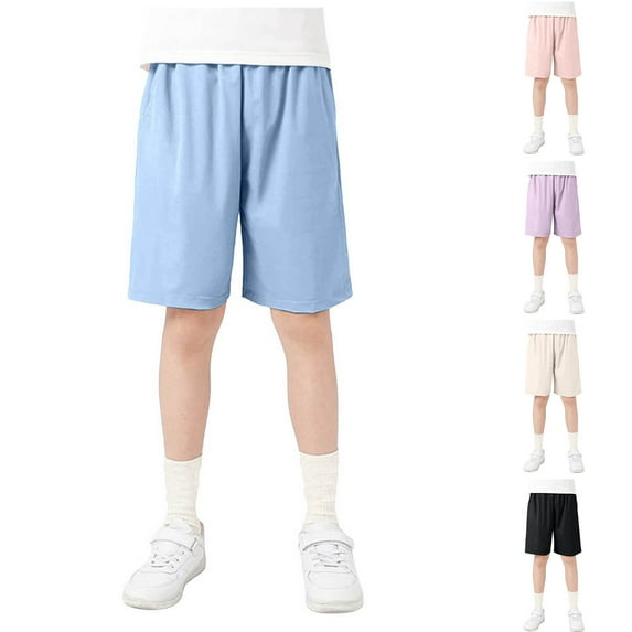 Boys Basketball Shorts Kids Youth Athletic Shorts Quick Dry Sport Clothes with Pockets Size 3-14 Years Boys Athletic Shorts Size 14/16 Workout