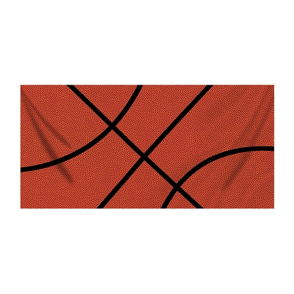 Boys Beach Towel with Basketball Football Print 60" X 30" Extra Large Bath Towel Soft Microfiber Towel for Adults Men Women Quick Dry Absorbent Bathroom Pool Swimming Travel Hotel Towel