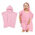 thumbnail image 1 of Boys Beach Towel Quick Dry Hooded Poncho Towels Absorbent Swim Robe Kids 1-6 Years, 1 of 7