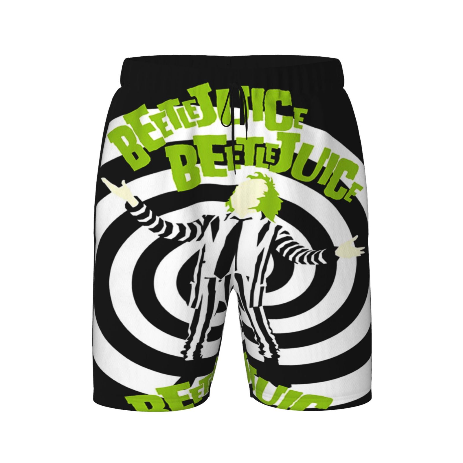 Boys Beetlejuice Swim Trunks Compression Liner Swim Shorts Quick Dry