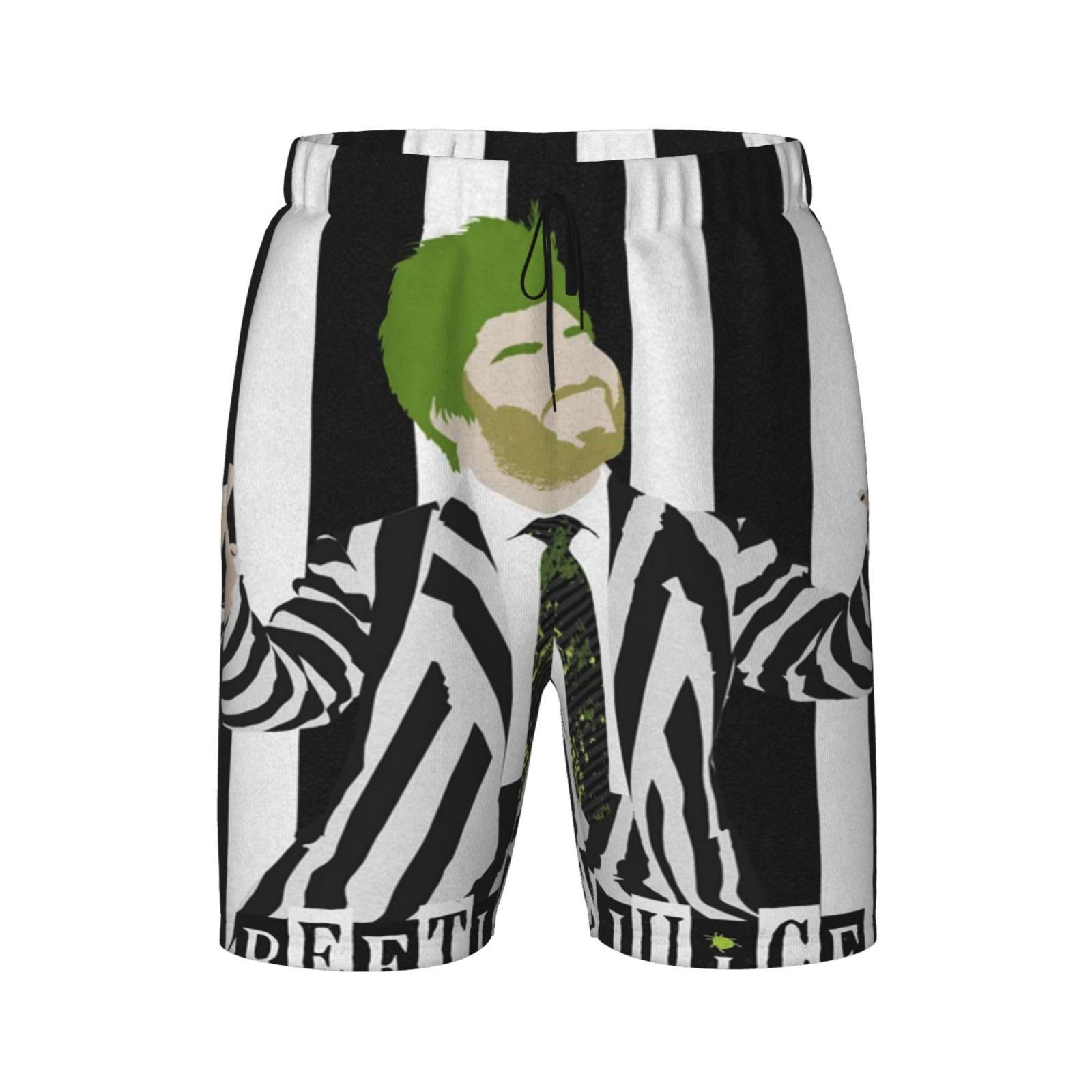 Boys Beetlejuice Swim Trunks Compression Liner Swim Shorts Quick Dry
