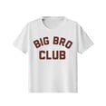 thumbnail image 1 of Boys Big Bro Short Sleeve T-Shirt, Promoted to Big Brother Crew Neck Tee, Casual Summer Top for Kids(White2,11-12 Years), 1 of 5