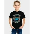thumbnail image 1 of Boys' Black T-Shirt - Fun Cartoon Gorilla Design with "I'd Rather Be Playing TAG" Graphic, Breathable Short Sleeve Crew Neck Tee for, Perfect for Casual Playtime, Spring Summer Tee | Vibrant Shirt |, 1 of 6