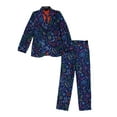 thumbnail image 1 of Boys Blue Christmas Decorations Dress Up Outfit Suit Blazer Pants & Tie S 4-6, 1 of 5