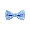 thumbnail image 1 of Boys Blue Polka Dot Pre-Tied Bow Ties for Formal Events, 1 of 4