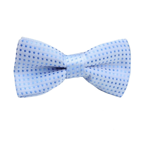 Boys Blue Polka Dot Pre-Tied Bow Ties for Formal Events